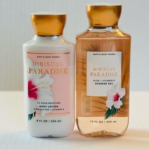 Bath & Body Works Hibiscus Paradise Body Lotion & Shower Gel